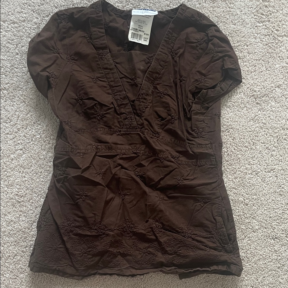 Landau Chocolate Brown Women's top